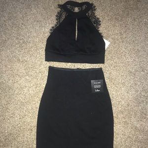 Lulu’s black two piece dress
